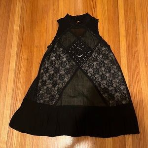 Free People black lace dress